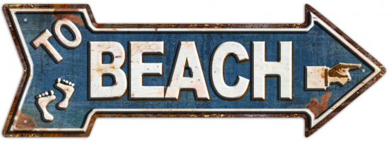 SURFPISTOLS PLAQUE TO BEACH 40X15