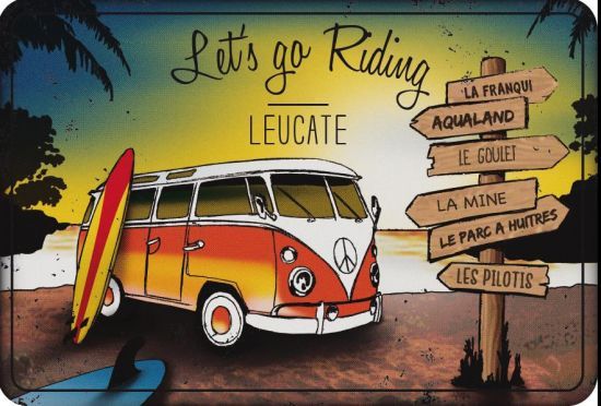 SURF PISTOL PLAQUE GONE TO LEUCATE