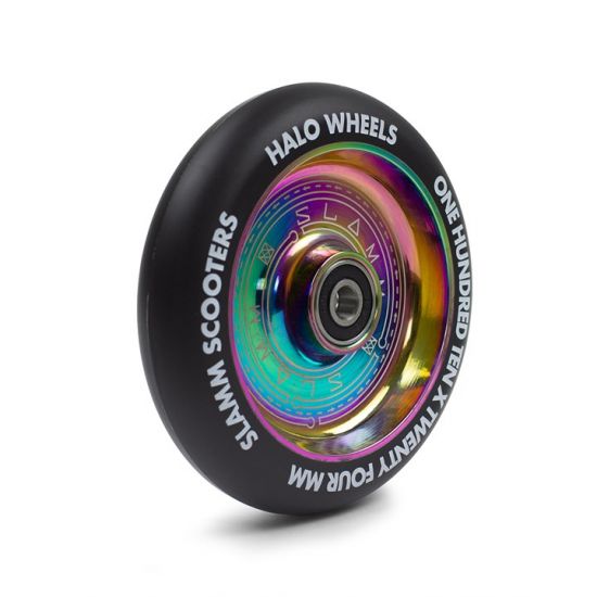 SLAMM 110 NEOCHROME HALO DEEP DISH WHEELS